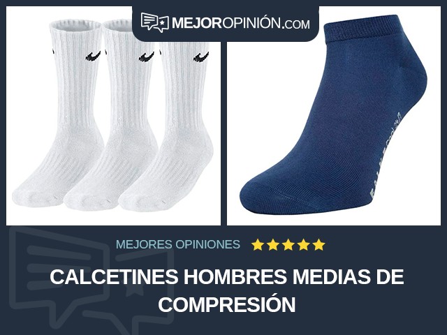 Calcetines Hombres Medias de compresión