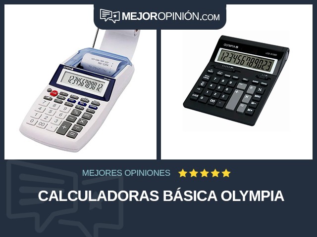 Calculadoras Básica Olympia