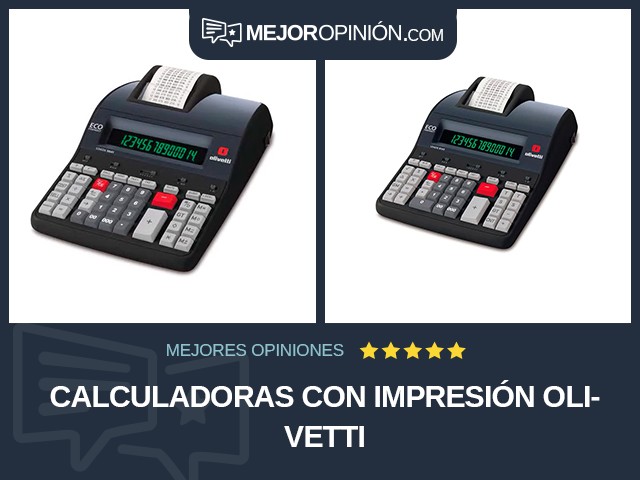 Calculadoras Con impresión Olivetti
