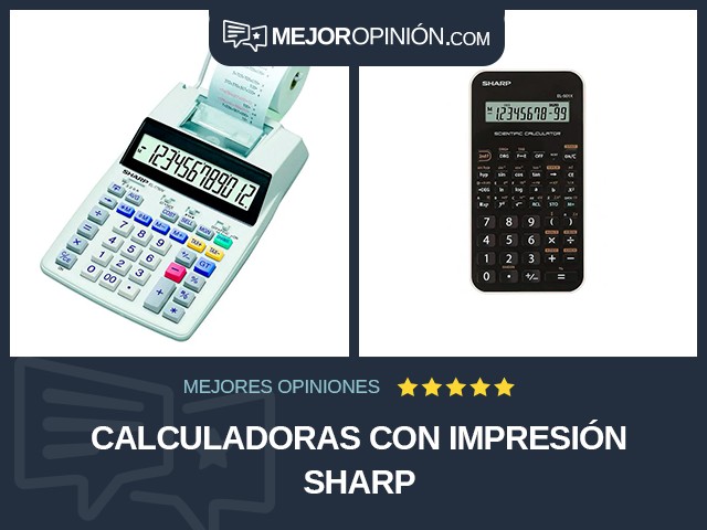 Calculadoras Con impresión Sharp