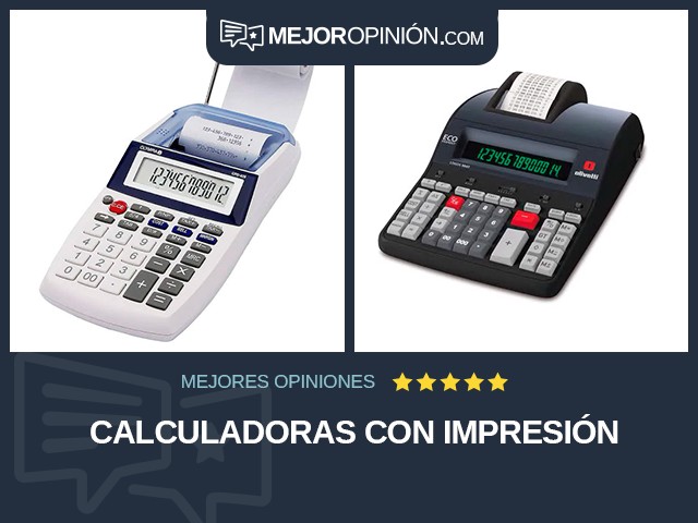 Calculadoras Con impresión