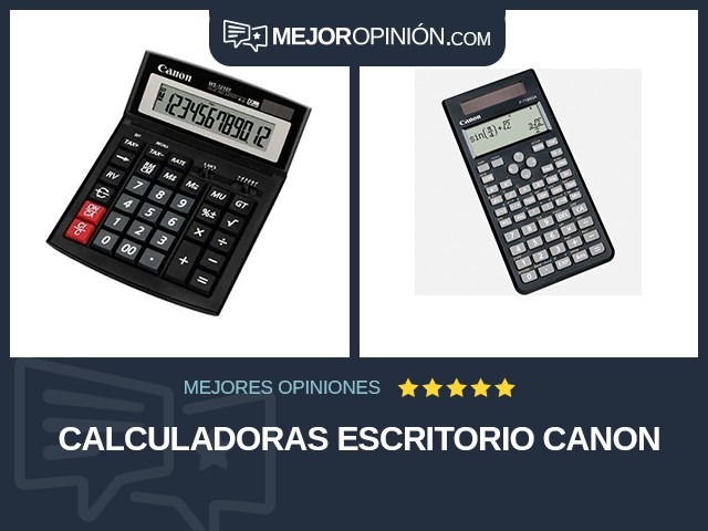 Calculadoras Escritorio Canon