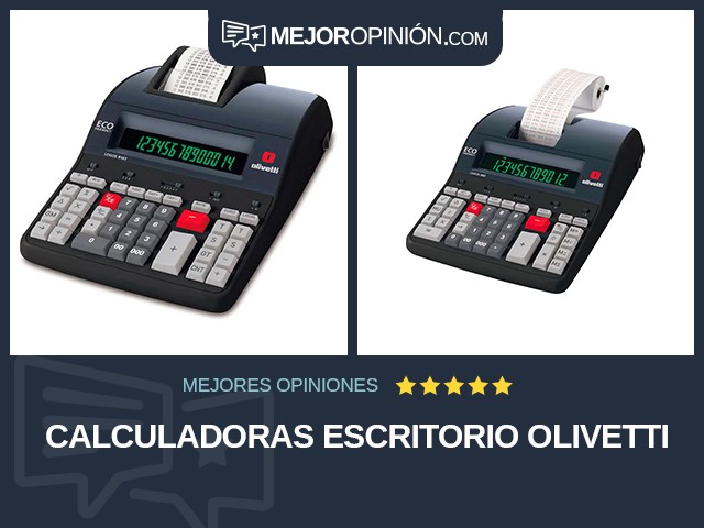 Calculadoras Escritorio Olivetti