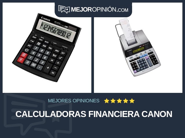 Calculadoras Financiera Canon