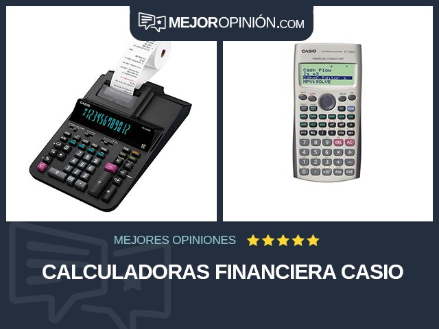 Calculadoras Financiera Casio