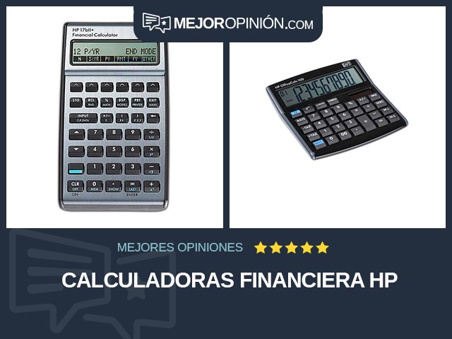 Calculadoras Financiera HP
