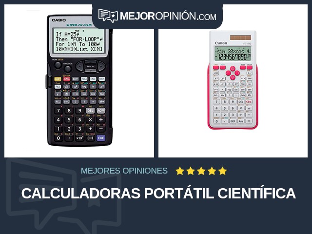 Calculadoras Portátil Científica