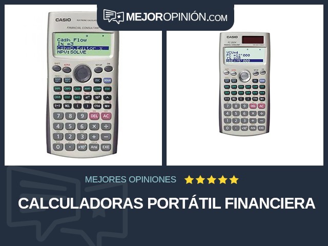 Calculadoras Portátil Financiera