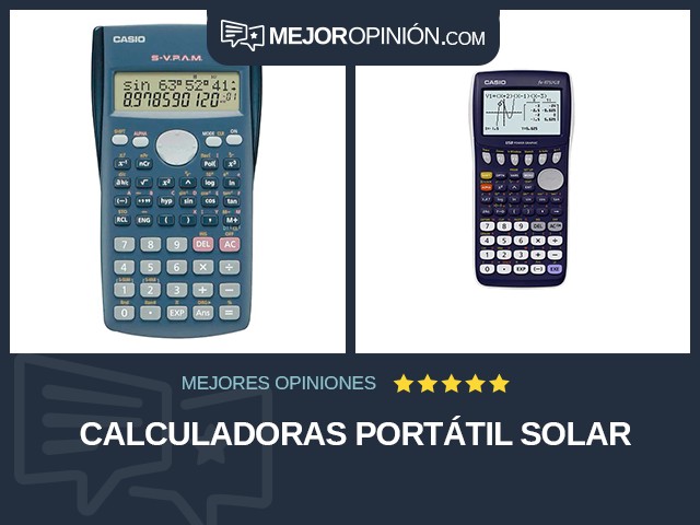 Calculadoras Portátil Solar