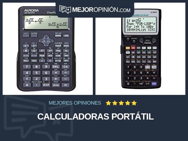 Calculadoras Portátil