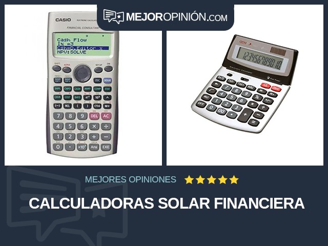 Calculadoras Solar Financiera