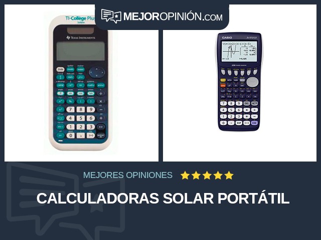 Calculadoras Solar Portátil