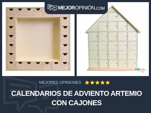 Calendarios de Adviento Artemio Con cajones