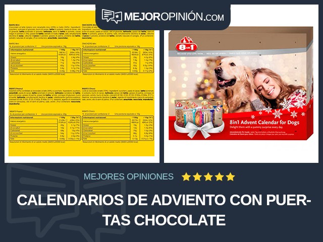 Calendarios de Adviento Con puertas Chocolate