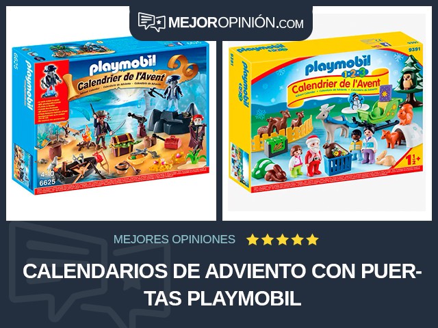 Calendarios de Adviento Con puertas PLAYMOBIL