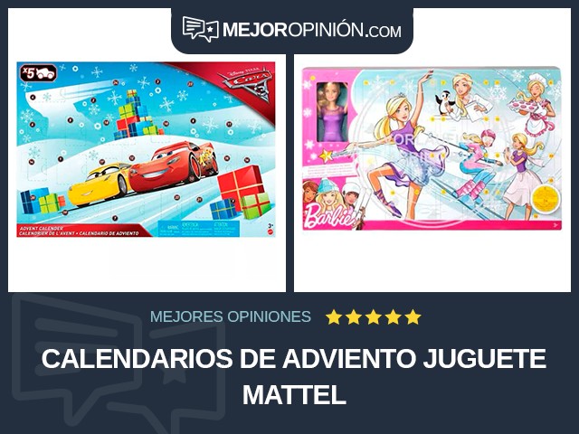 Calendarios de Adviento Juguete Mattel