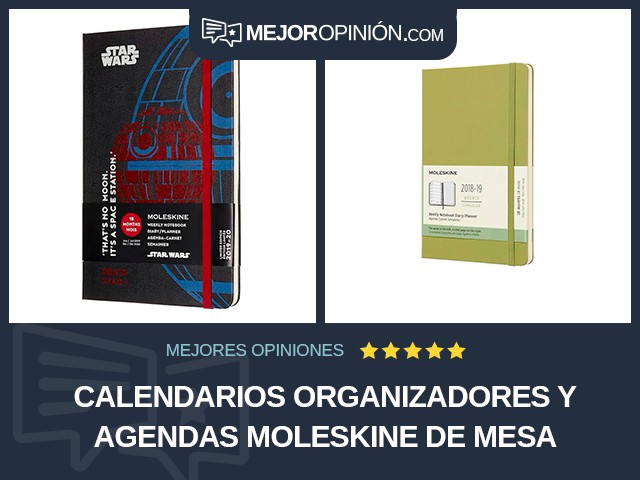 Calendarios organizadores y agendas Moleskine De mesa