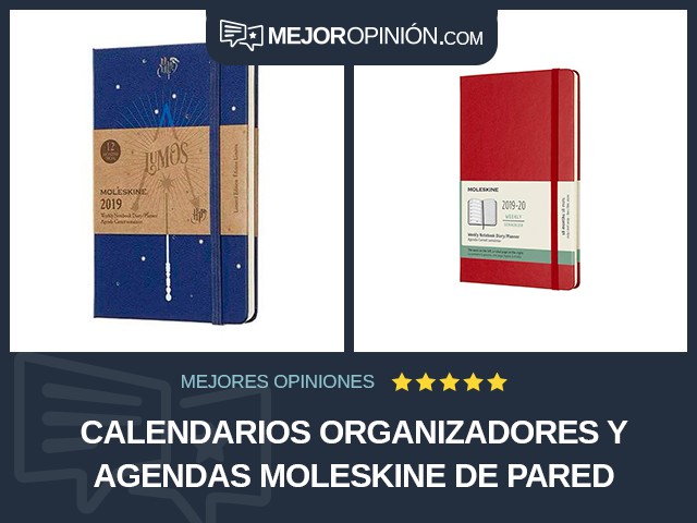 Calendarios organizadores y agendas Moleskine De pared