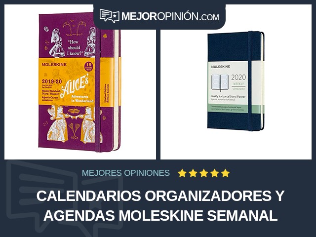 Calendarios organizadores y agendas Moleskine Semanal