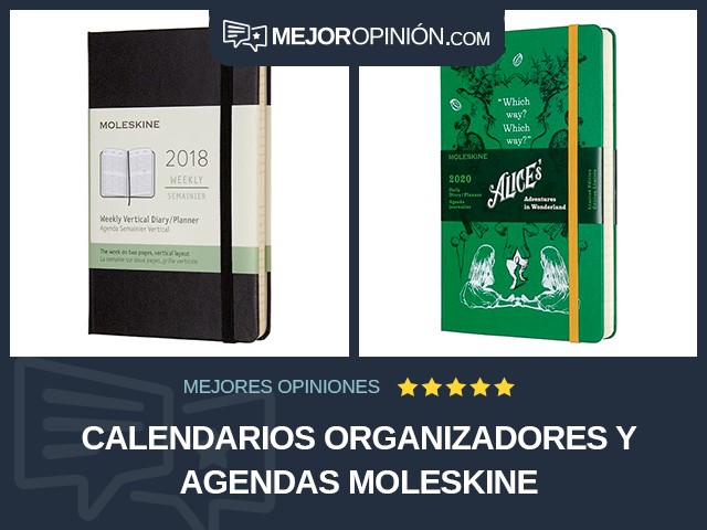 Calendarios organizadores y agendas Moleskine