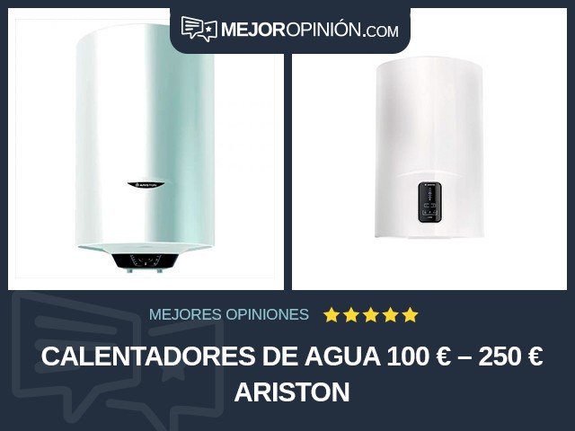 Calentadores de agua 100 € – 250 € Ariston