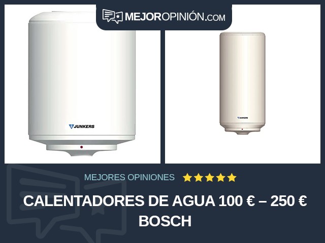 Calentadores de agua 100 € – 250 € Bosch