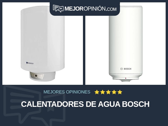 Calentadores de agua Bosch