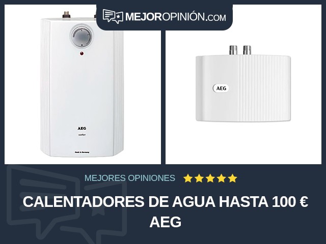 Calentadores de agua Hasta 100 € AEG