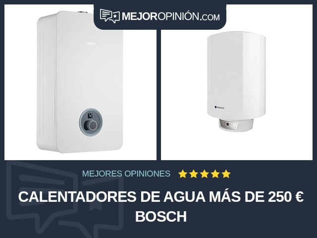 Calentadores de agua Más de 250 € Bosch