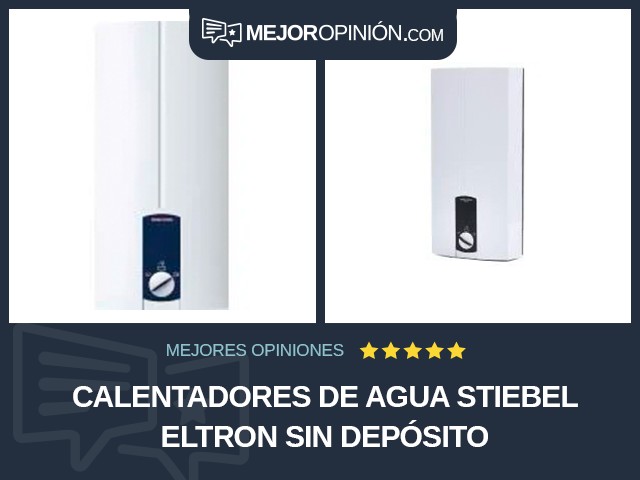 Calentadores de agua Stiebel Eltron Sin depósito