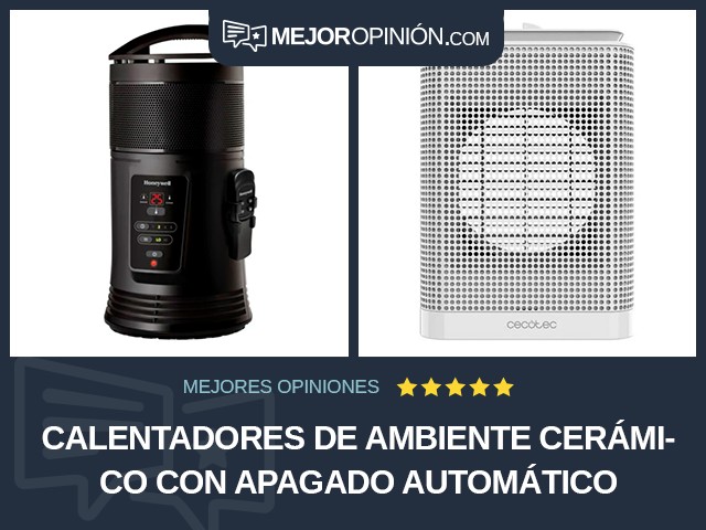 Calentadores de ambiente Cerámico Con apagado automático