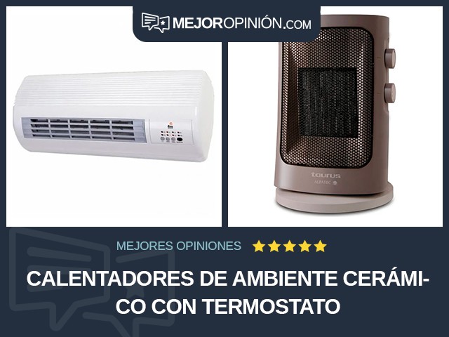 Calentadores de ambiente Cerámico Con termostato