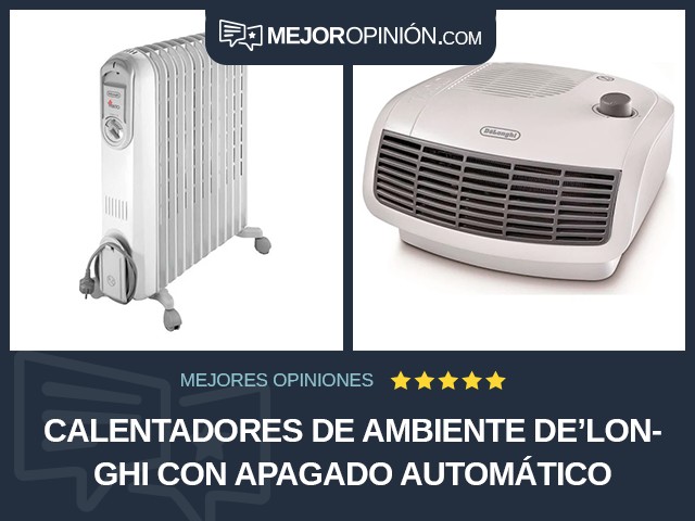 Calentadores de ambiente De'Longhi Con apagado automático