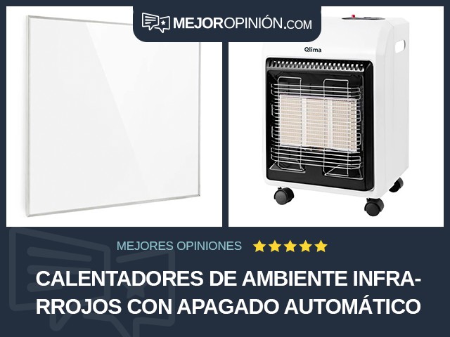 Calentadores de ambiente Infrarrojos Con apagado automático