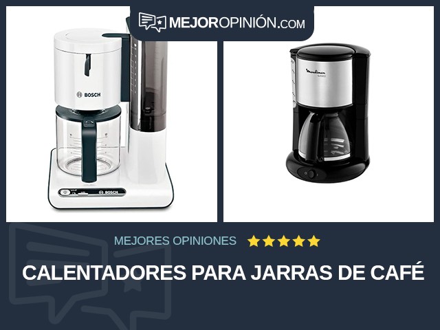 Calentadores para jarras de café