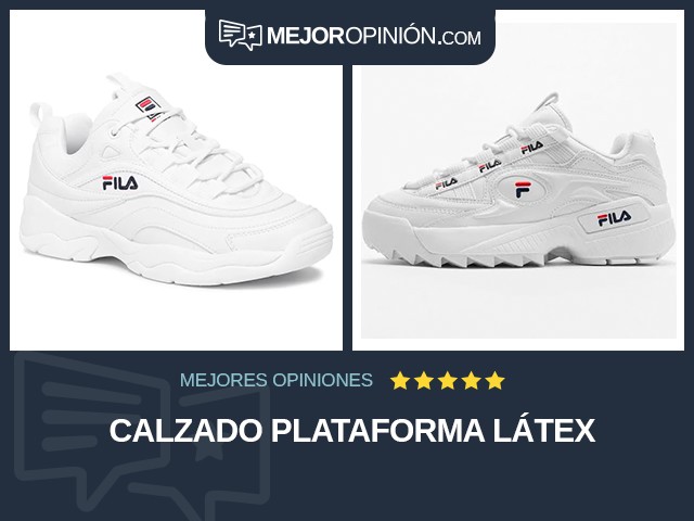 Calzado Plataforma Látex