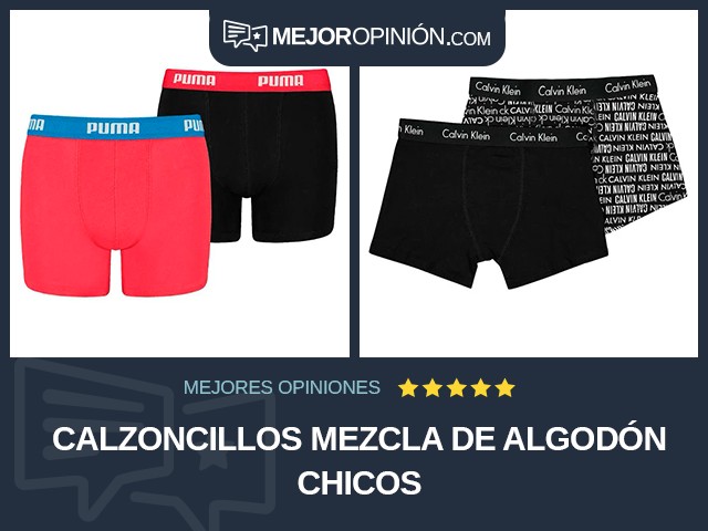 Calzoncillos Mezcla de algodón Chicos