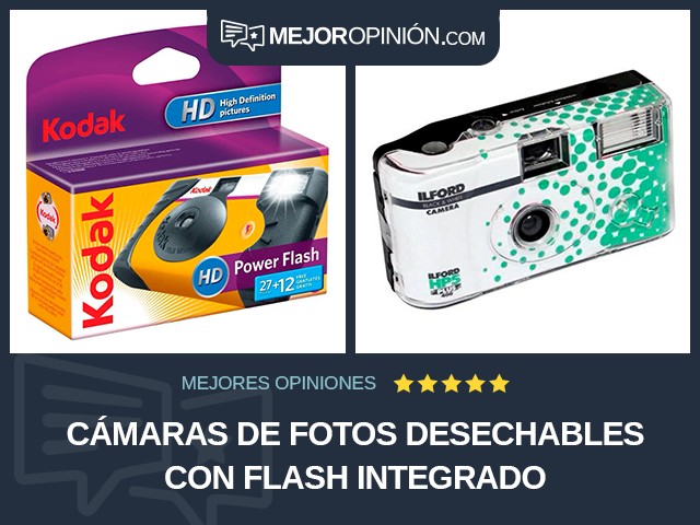 Cámaras de fotos desechables Con flash integrado