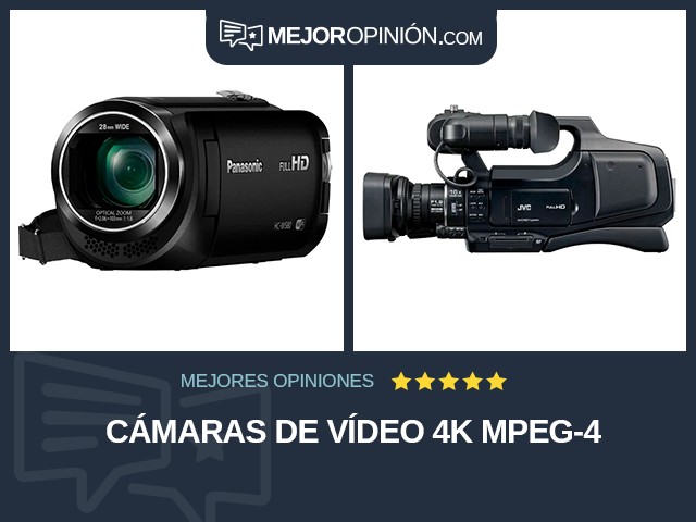 Cámaras de vídeo 4K MPEG-4