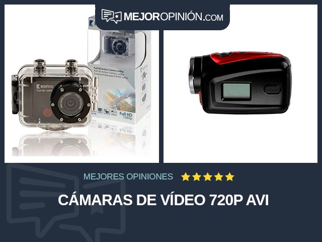 Cámaras de vídeo 720p AVI