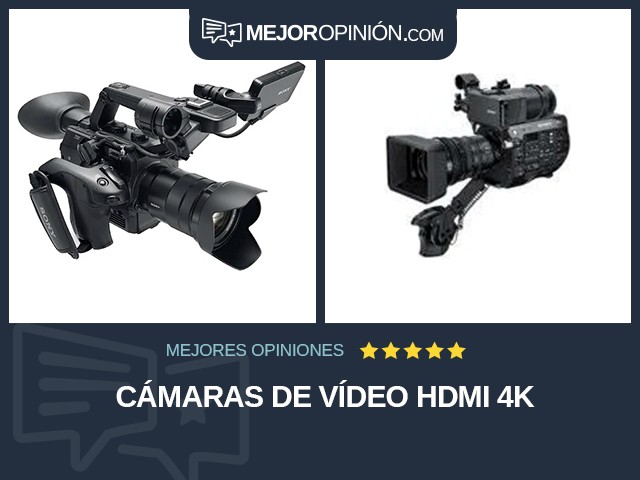 Cámaras de vídeo HDMI 4K