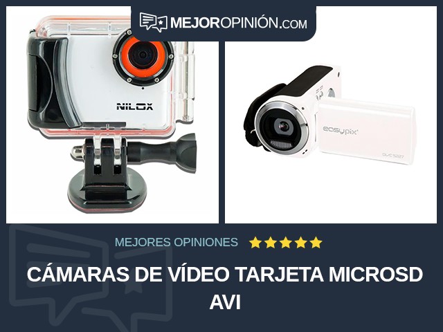 Cámaras de vídeo Tarjeta microSD AVI