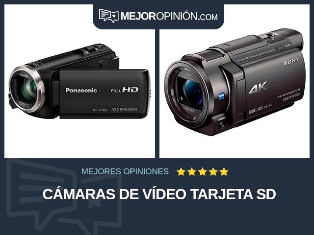 Cámaras de vídeo Tarjeta SD