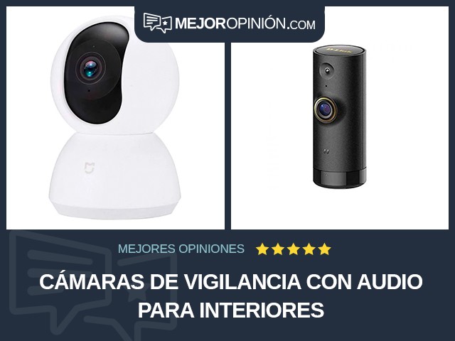 Cámaras de vigilancia Con audio Para interiores