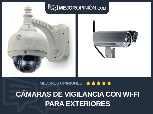 Cámaras de vigilancia Con Wi-Fi Para exteriores