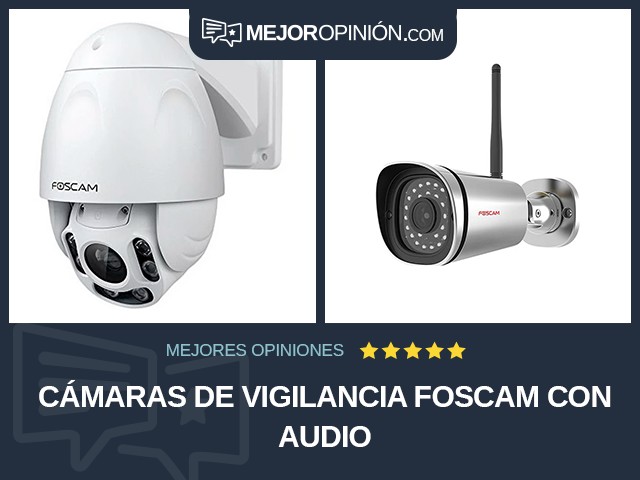 Cámaras de vigilancia Foscam Con audio