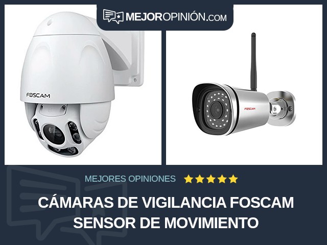 Cámaras de vigilancia Foscam Sensor de movimiento