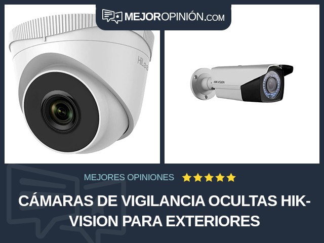 Cámaras de vigilancia ocultas Hikvision Para exteriores