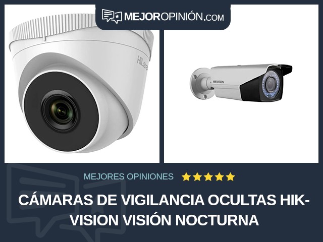 Cámaras de vigilancia ocultas Hikvision Visión nocturna