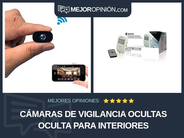 Cámaras de vigilancia ocultas Oculta Para interiores